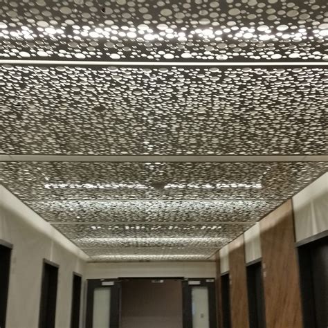 sheet metal ceiling|perforated steel ceiling panels.